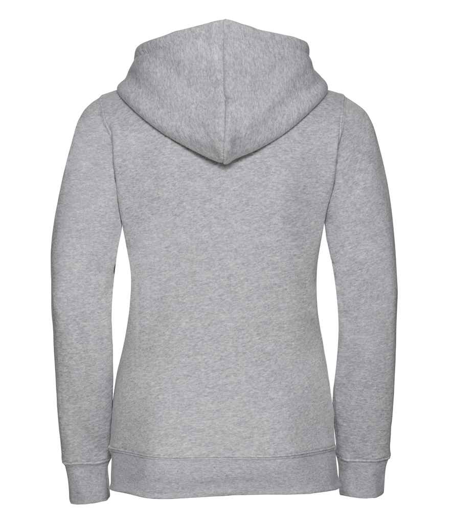 Russell Ladies Authentic Zip Hooded Sweatshirt | Light Oxford