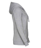 Russell Ladies Authentic Zip Hooded Sweatshirt | Light Oxford