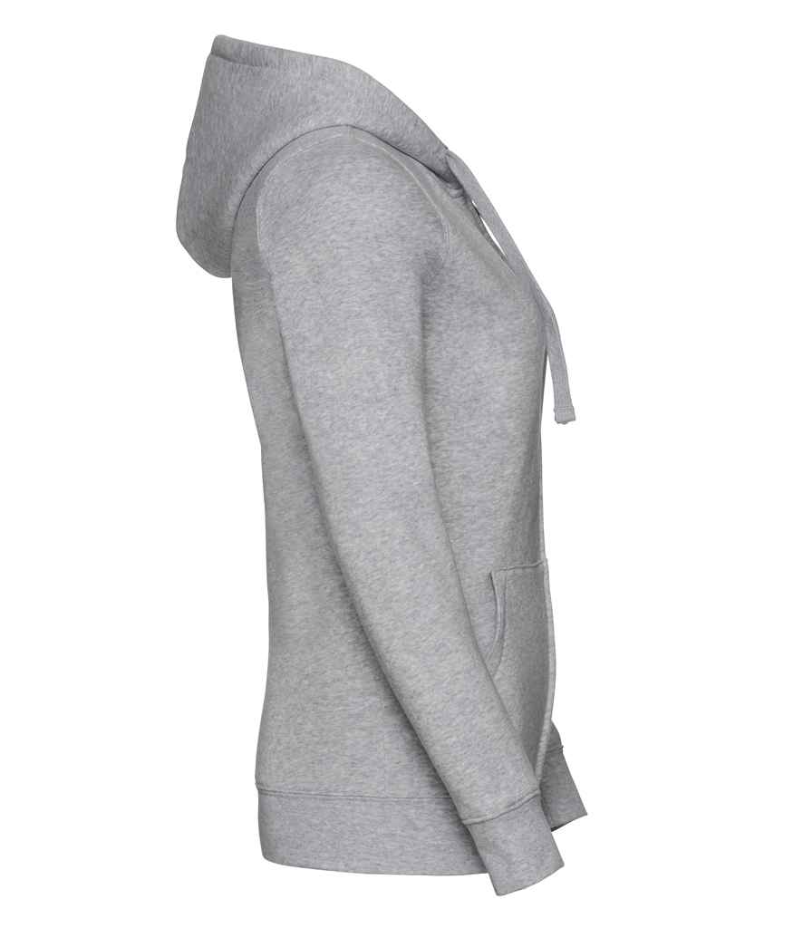 Russell Ladies Authentic Zip Hooded Sweatshirt | Light Oxford