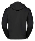 Russell Authentic Zip Hooded Sweatshirt | Black