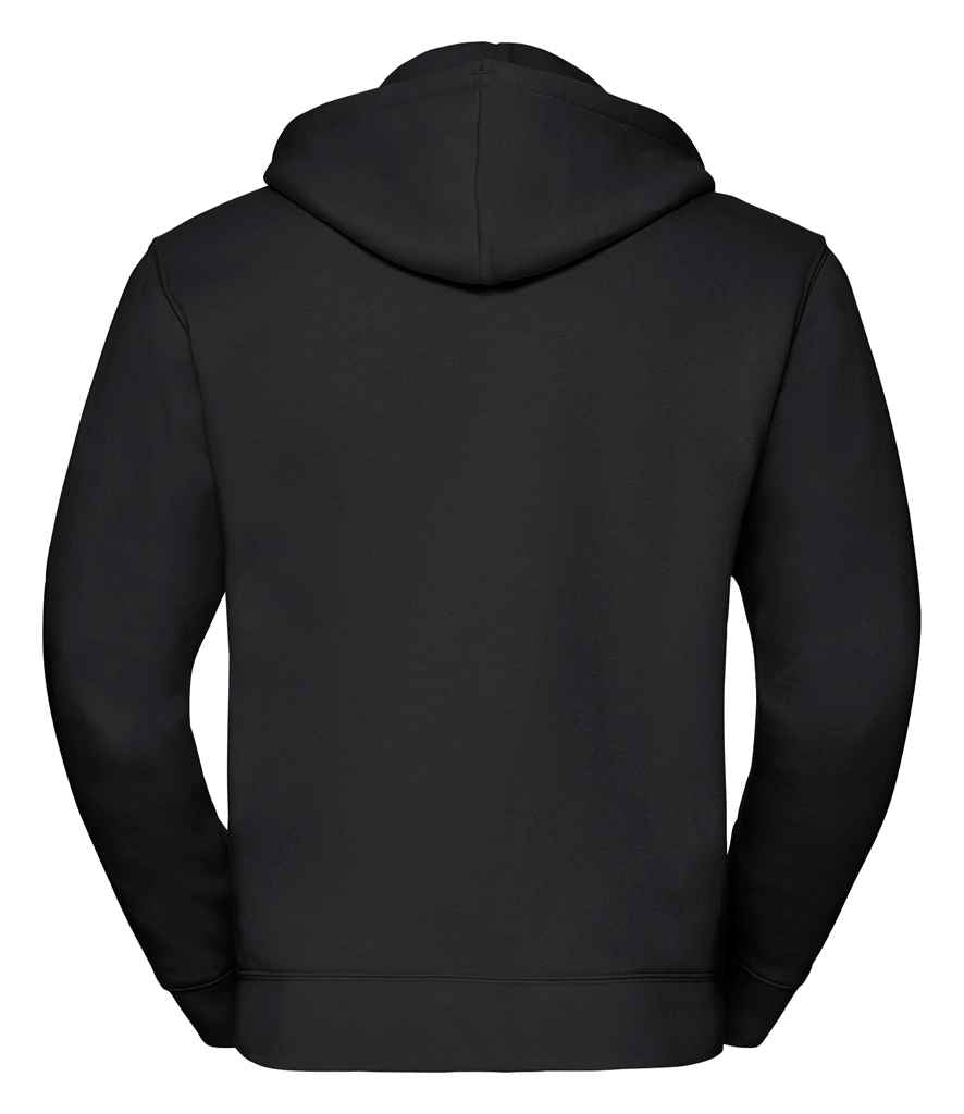 Russell Authentic Zip Hooded Sweatshirt | Black
