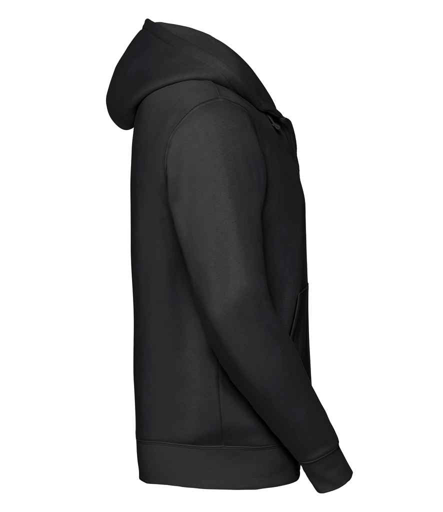 Russell Authentic Zip Hooded Sweatshirt | Black