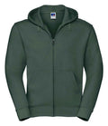 Russell Authentic Zip Hooded Sweatshirt | Bottle Green