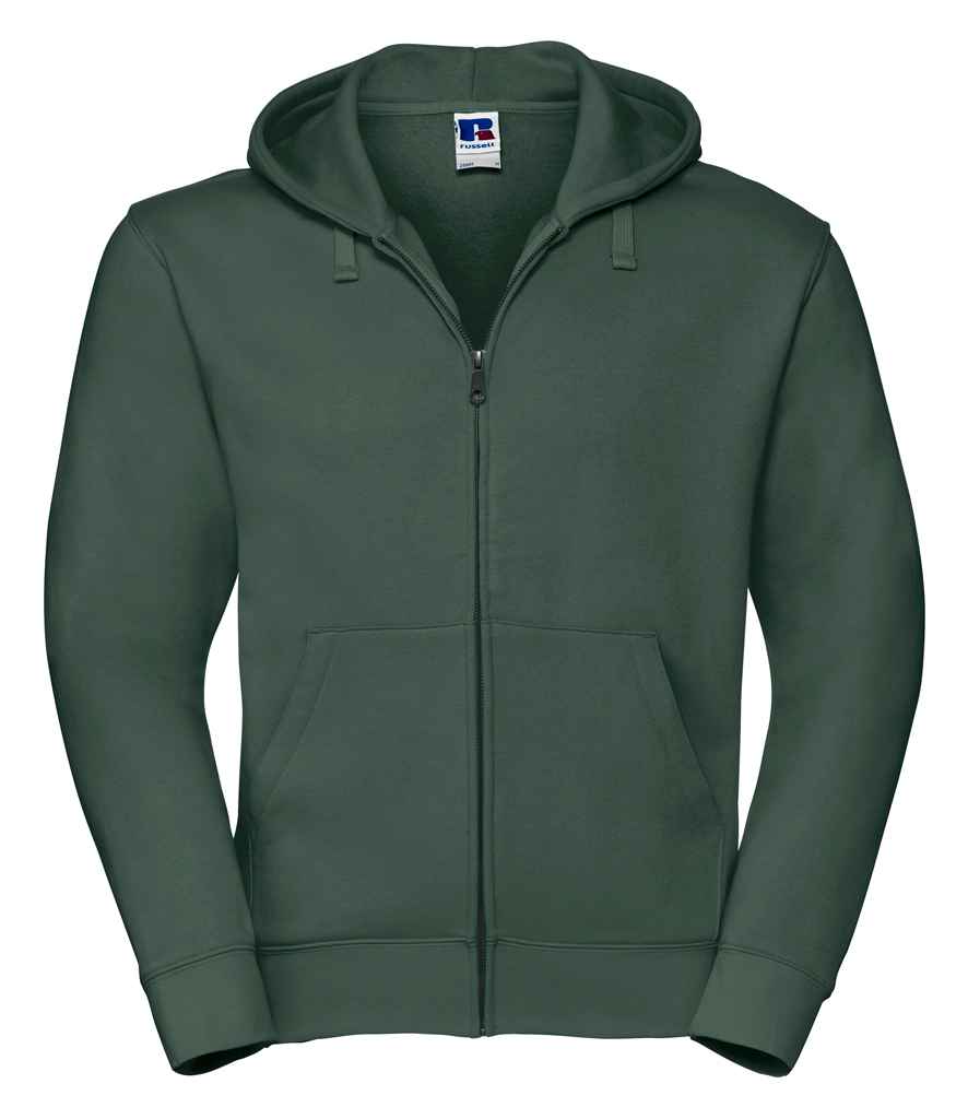 Russell Authentic Zip Hooded Sweatshirt | Bottle Green