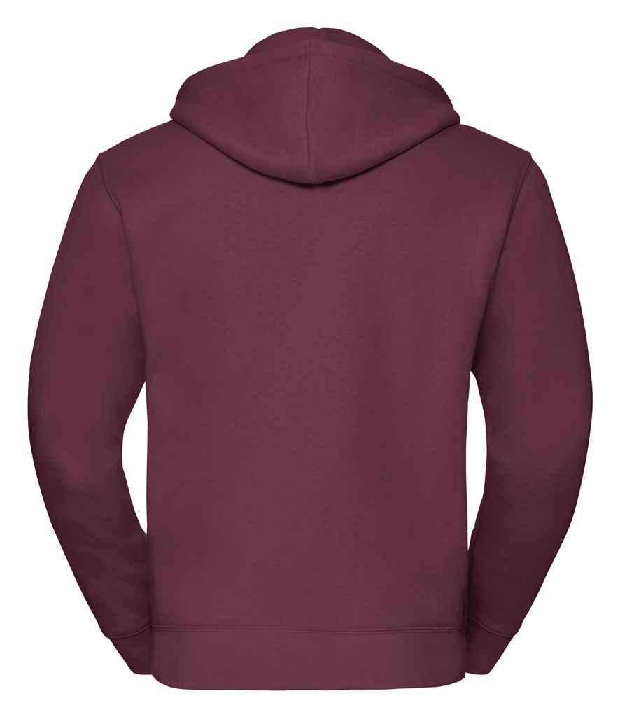 Russell Authentic Zip Hooded Sweatshirt | Burgundy