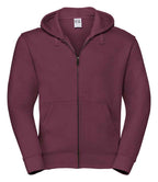 Russell Authentic Zip Hooded Sweatshirt | Burgundy