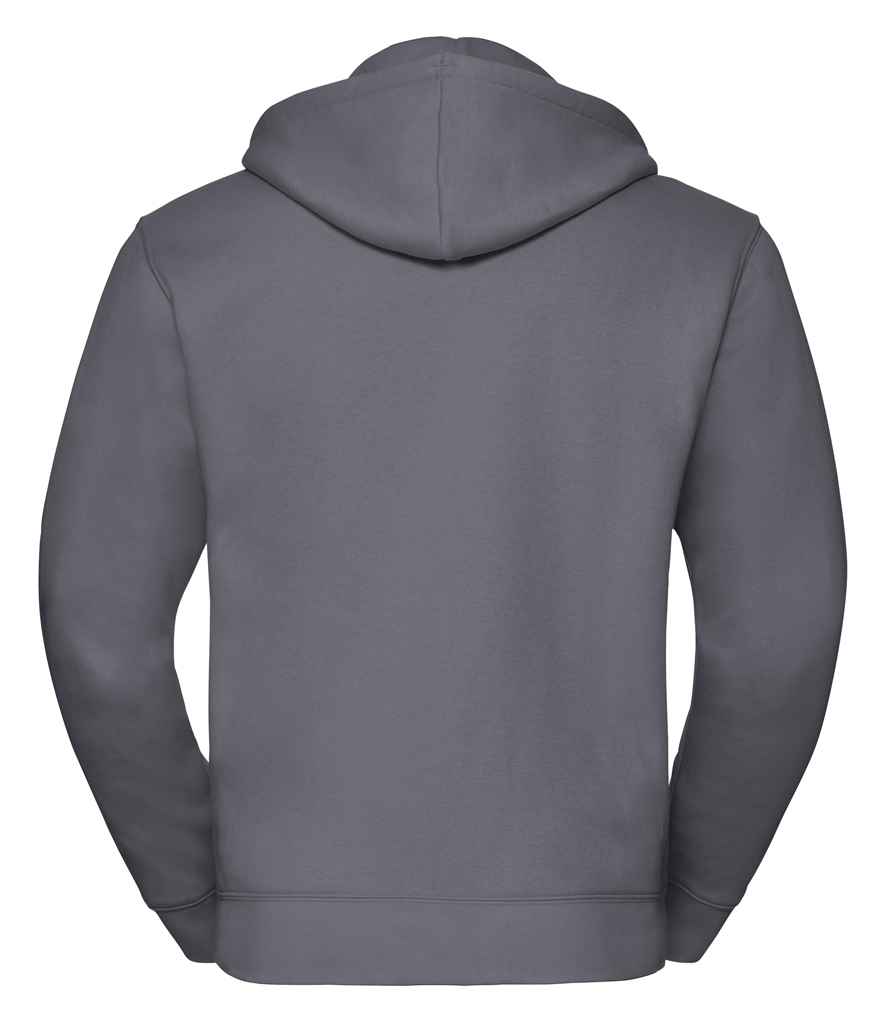 Russell Authentic Zip Hooded Sweatshirt | Convoy Grey
