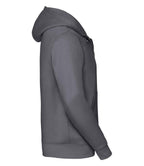 Russell Authentic Zip Hooded Sweatshirt | Convoy Grey