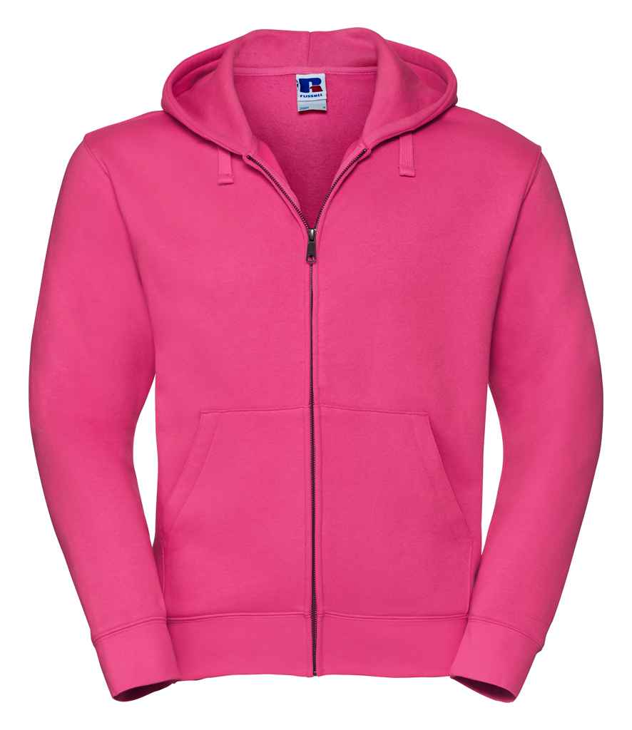 Russell Authentic Zip Hooded Sweatshirt | Fuchsia