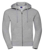 Russell Authentic Zip Hooded Sweatshirt | Light Oxford