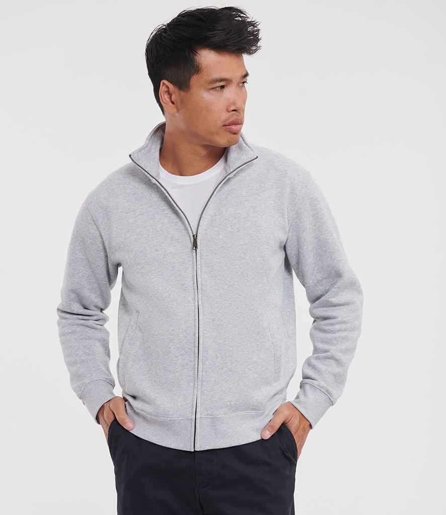 Russell Authentic Sweat Jacket | Light Oxford
