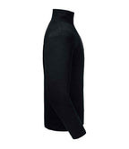 Russell Authentic Zip Neck Sweatshirt | Black