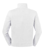 Russell Authentic Zip Neck Sweatshirt | White