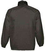 SOL'S Unisex Surf Windbreaker Jacket | Black