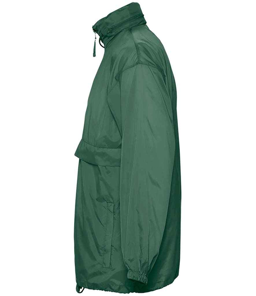 SOL'S Unisex Surf Windbreaker Jacket | Forest Green