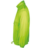 SOL'S Unisex Surf Windbreaker Jacket | Neon Lime