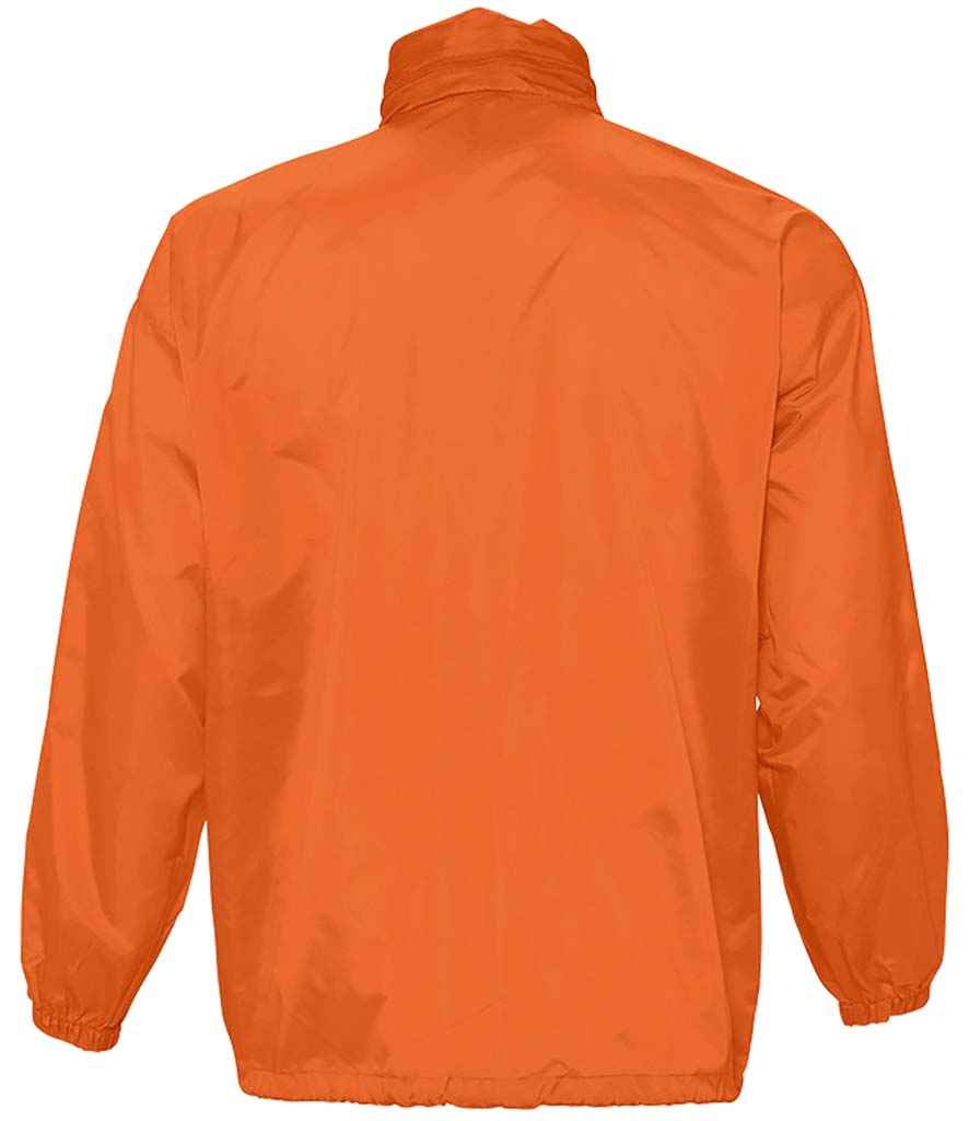 SOL'S Unisex Surf Windbreaker Jacket | Orange