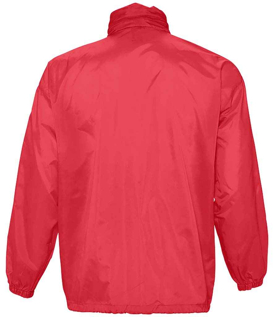 SOL'S Unisex Surf Windbreaker Jacket | Red