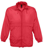 SOL'S Unisex Surf Windbreaker Jacket | Red