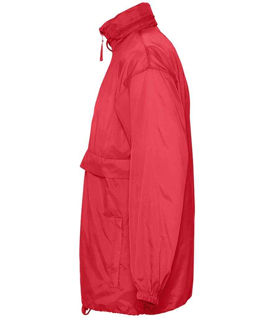 SOL'S Unisex Surf Windbreaker Jacket | Red