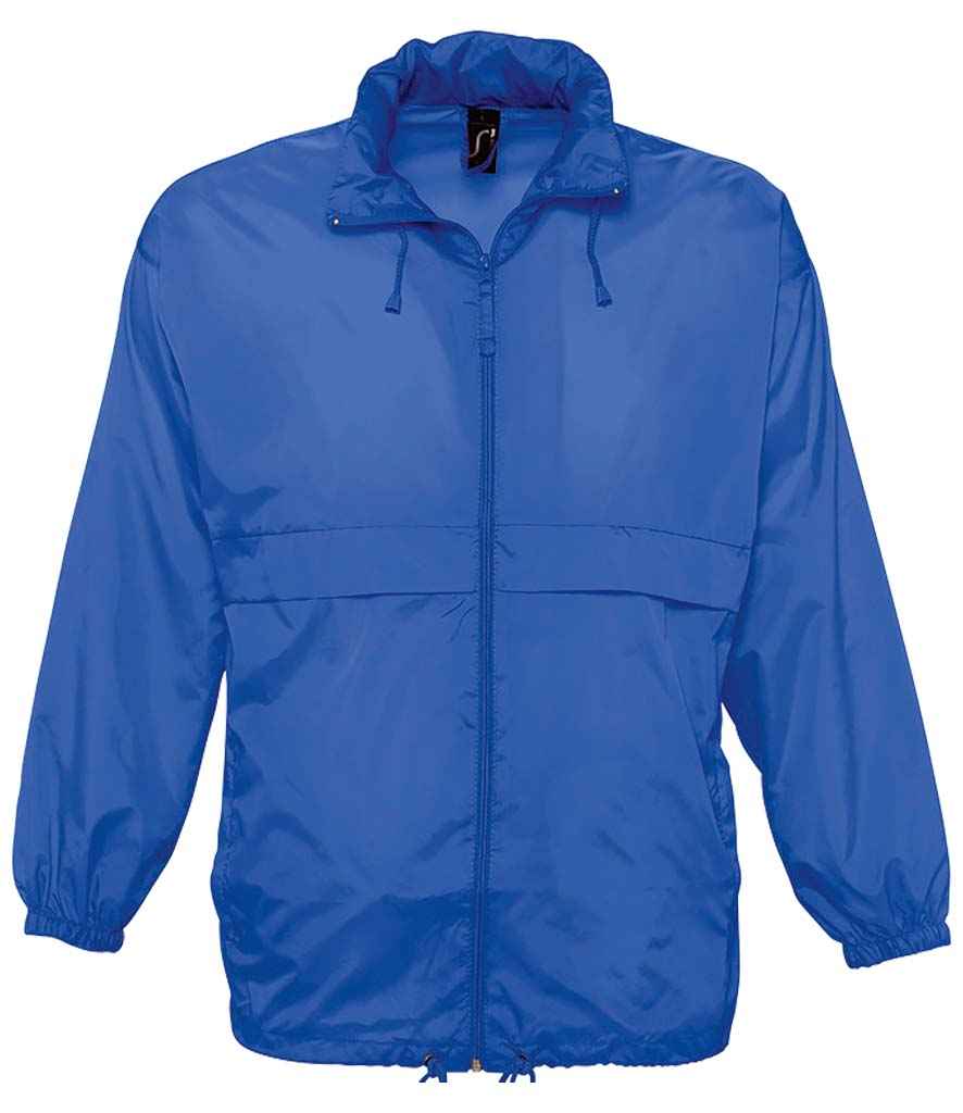 SOL'S Unisex Surf Windbreaker Jacket | Royal Blue