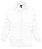 SOL'S Unisex Surf Windbreaker Jacket | White