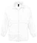 SOL'S Unisex Surf Windbreaker Jacket | White