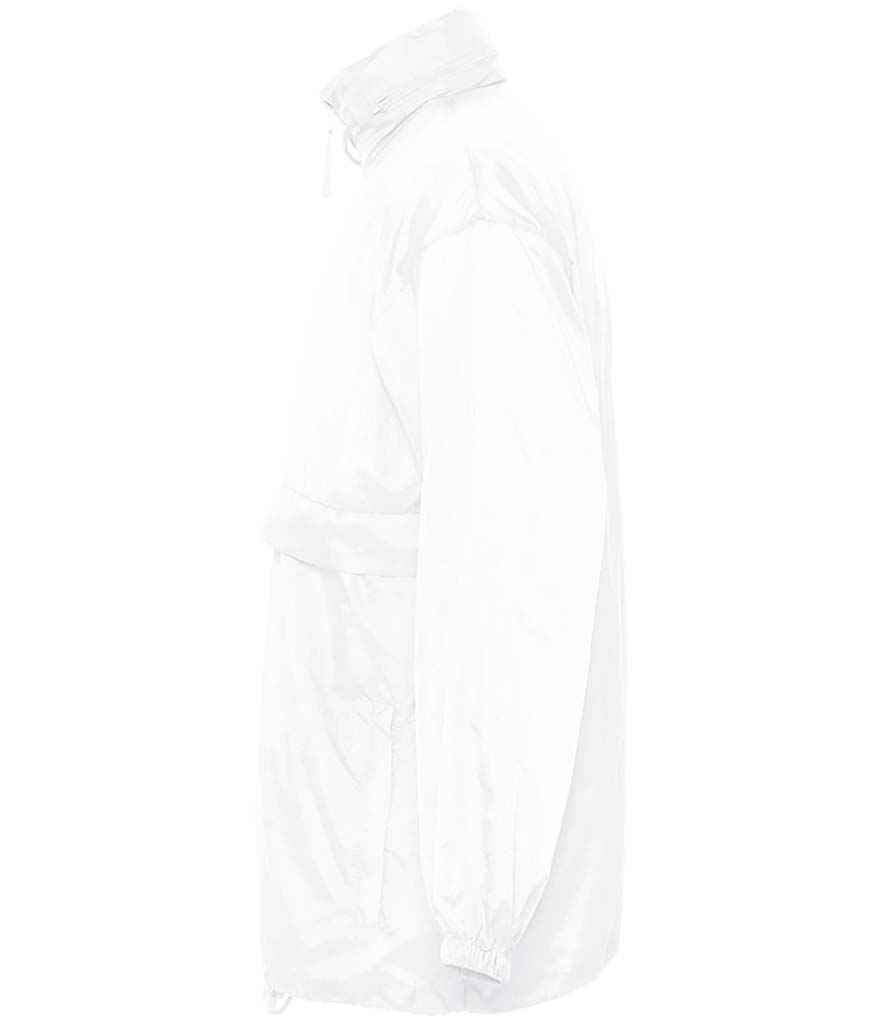 SOL'S Unisex Surf Windbreaker Jacket | White