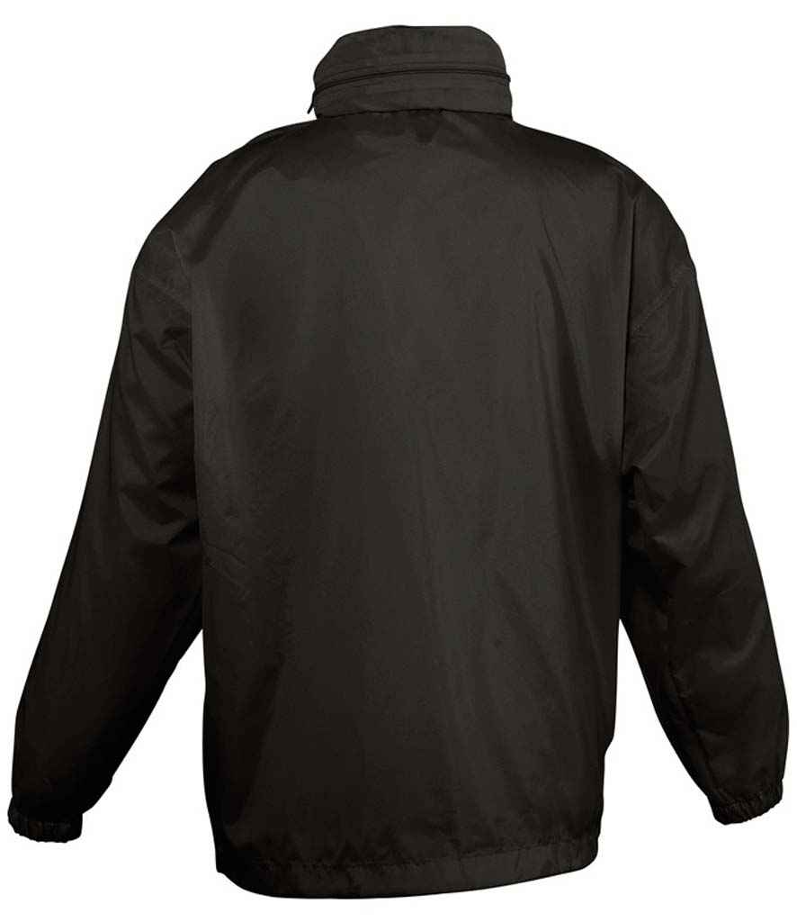 SOL'S Kids Surf Windbreaker Jacket | Black