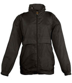 SOL'S Kids Surf Windbreaker Jacket | Black