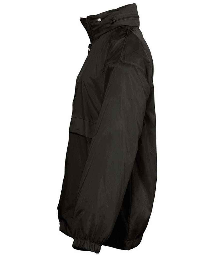 SOL'S Kids Surf Windbreaker Jacket | Black