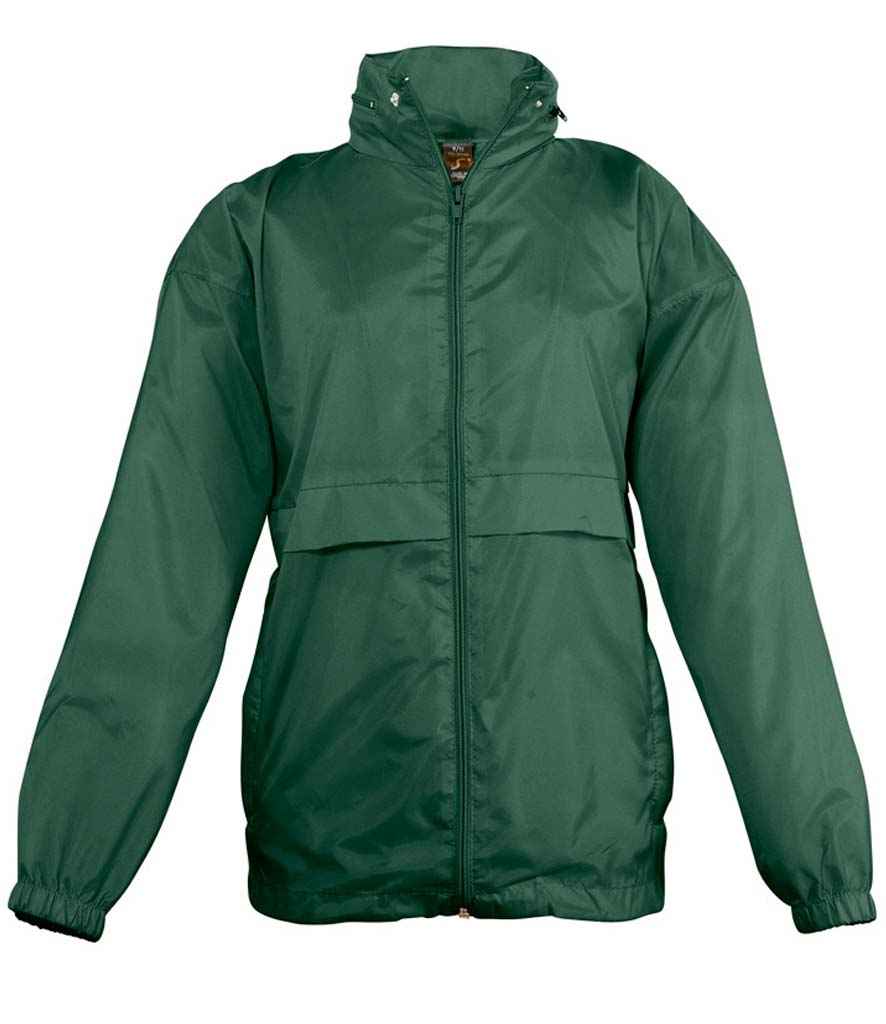 SOL'S Kids Surf Windbreaker Jacket | Forest Green