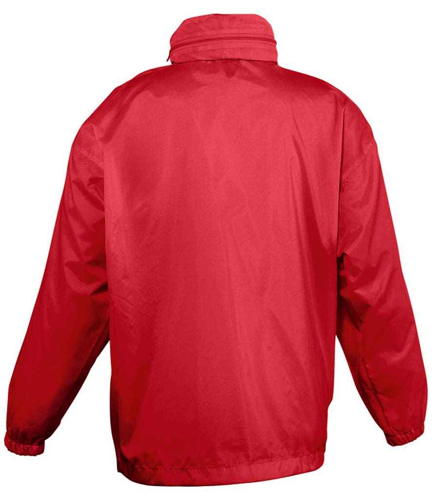 SOL'S Kids Surf Windbreaker Jacket | Red