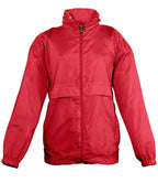 SOL'S Kids Surf Windbreaker Jacket | Red