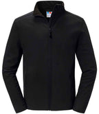Russell Essential Recycled Soft Shell Jacket | Black