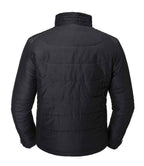 Russell Cross Padded Jacket | Black