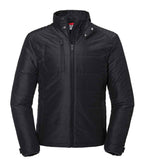 Russell Cross Padded Jacket | Black