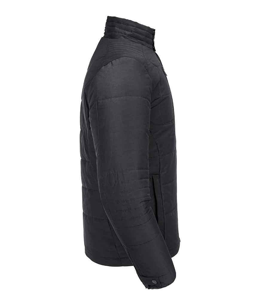Russell Cross Padded Jacket | Black
