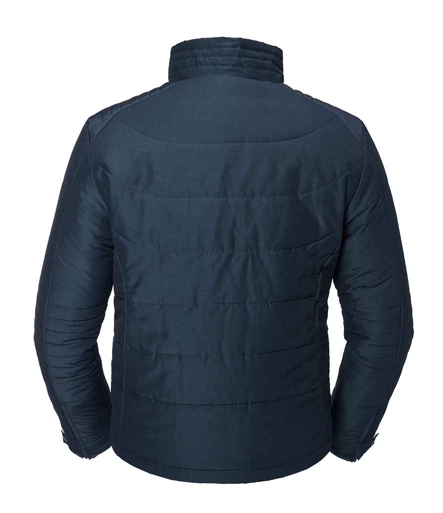 Russell Cross Padded Jacket | French Navy