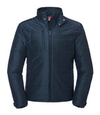 Russell Cross Padded Jacket | French Navy