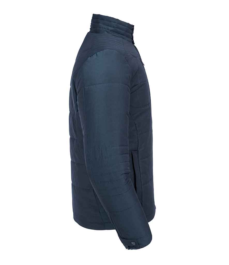 Russell Cross Padded Jacket | French Navy