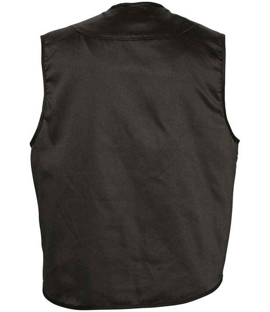 SOL'S Wild Waistcoat | Black
