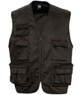 SOL'S Wild Waistcoat | Black