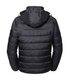 Russell Hooded Nano Padded Jacket | Black