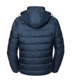 Russell Hooded Nano Padded Jacket | French Navy