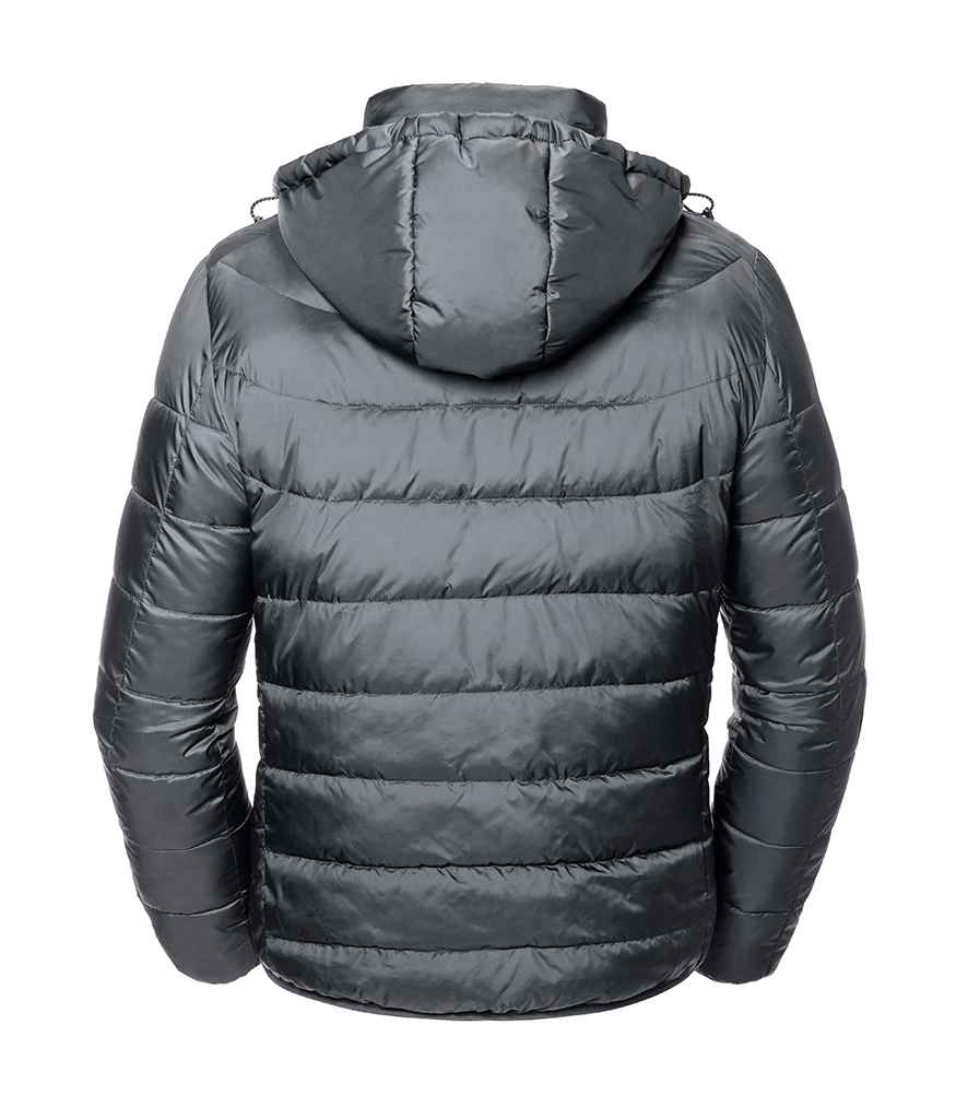 Russell Hooded Nano Padded Jacket | Iron