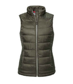 Russell Ladies Nano Padded Bodywarmer | Dark Olive