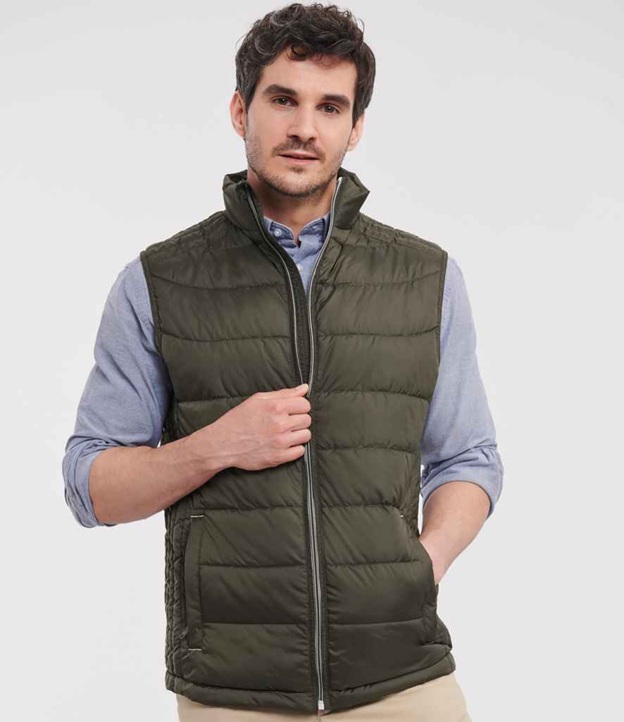 Russell Nano Padded Bodywarmer | Dark Olive