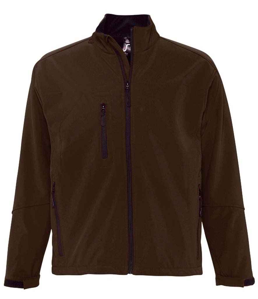 SOL'S Relax Soft Shell Jacket | Dark Chocolate