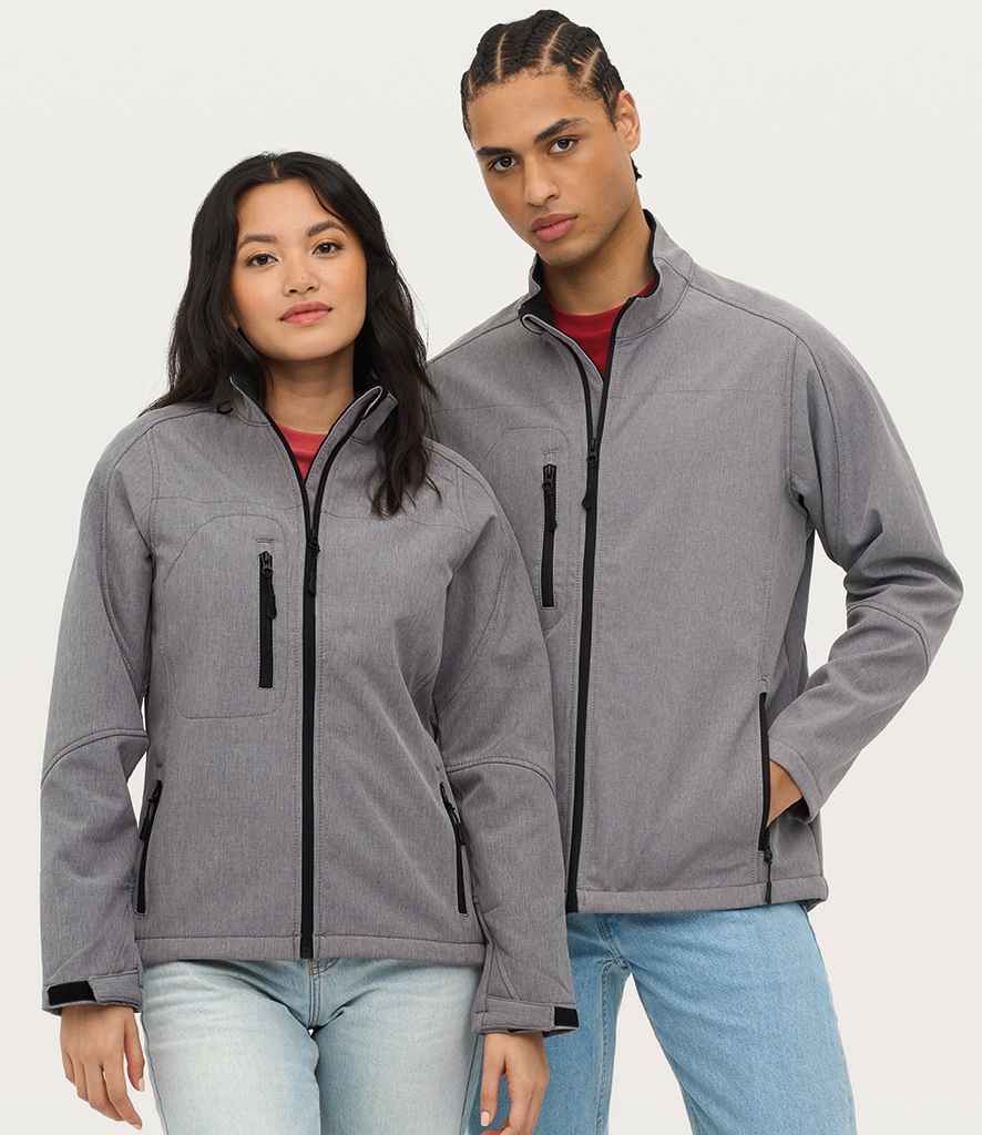 SOL'S Relax Soft Shell Jacket | Grey Marl